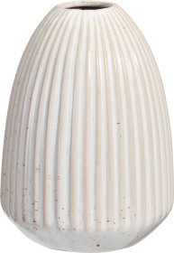 Vaza, 9 x 9 x 12,5 cm, baltos sp., keraminė