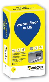 Savaime išsilyginantis mišinys WEBER.FLOOR PLUS, 2- 30 mm, 25 kg, 1001378