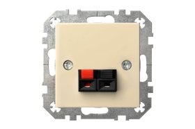 Garsiakalbių lizdas LIREGUS Epsilon, 1 vietos, prispaudžiamas, smėlio sp., IGL-2-01.E/S