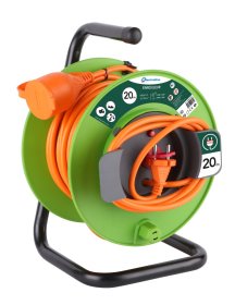 Ilgiklis ritė ELECTRALINE, 1 lizd., 20 m, be įžeminimo, 2x1,5 mm, 49061 / 49234