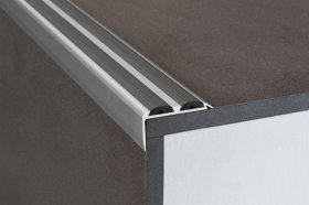 Aliumininė laiptų juostelė HESORA H 38 D2, 3.6 x 2 x 180 cm, mat.sidabro spalvos, kilmės šalis ES