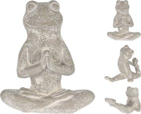 Sodo dekoracija VARLĖ, 3 skirtingi dizainai, pilkos sp., 22 x 10,8 x 18,5 cm.