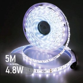 Šviesos diodų juosta SPECTOR LIGHT 17501, LED 5m, 4,8W/m, IP20, 6500K, 12V, 60 LED/m, 520lm/m, SMD2835