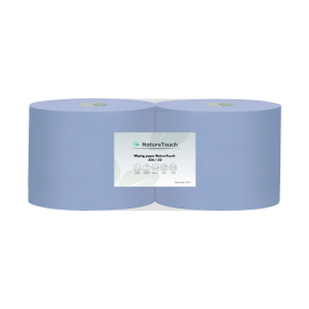Popierinis rankšluostis NatureTouch, mėlynos sp., 2 sl., 324 m., 2 vnt.
