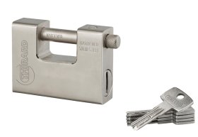 Pakabinama spyna THIRARD, Thor 94 mm, 5 raktai, stačiak., 293832