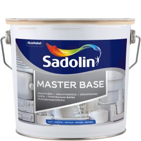Alkidiniai emaliniai dažai SADOLIN Master Base, 2,5 l, BW bazė, balti, visiškai matiniai