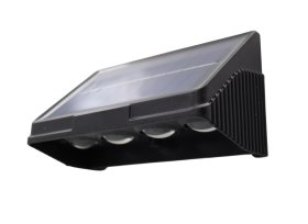 Lauko šviestuvas SUNLUX SA5014, su saulės elementais, sieninis,108x56x60 mm, IP44