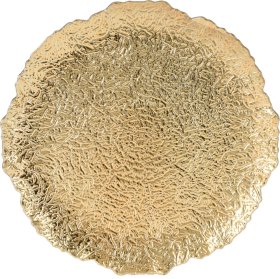 Dekoratyvinis padėklas, skersmuo 33 cm, aukso sp.