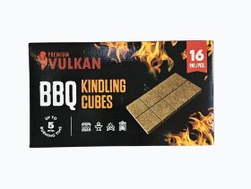 Ugnies įdegtukai VULKAN, kubeliai, 12 mm, 16 vnt., IK-2-12