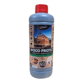 Medienos antiseptikas DEKSPOL WOOD PROTECT, koncentratas 1:9, rudas, 1 l