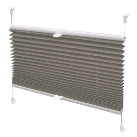 Plisuota žaliuzė GARDINIA Thermo Verona, 72,5 x 150 cm, spl. pilka, 1901
