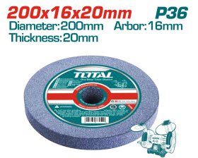 Šlifavimo diskas TOTAL, P36, 150x12.7x16 mm, TAC1506023