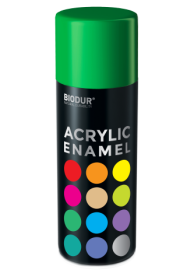 Aerozolinė emalė BIODUR Acrylic, RAL6029, žalias, 400ml