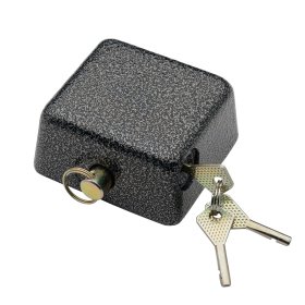 Pakabinama spyna INOVO KD-90, 90 mm, be lankelio, juodos spalvos