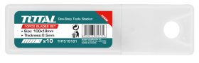 Trapecinės geležtės peiliui TOTAL, SK5 plienas, 19x61mm, 10vnt., THT519611