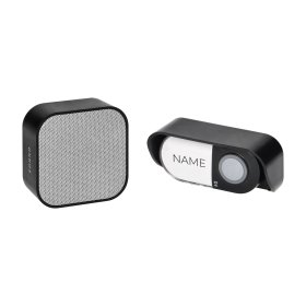 Skambutis ORNO OR-DB-KA-171/B, 38 melodijos, 150m, bevielis, skambutis 2 x AA (nėra), mygtukas 1 x CR2032 (yra), IP55, 60-85 dB, juodos sp.