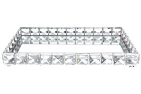 Padėklas dekoravimui 4LIVING, 20 x 30 cm, veidrodinis pagrindas