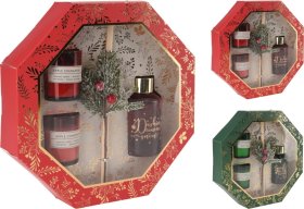 Dovanų rinkinys, namų kvapas ir 2 vnt. žvakių, 2 skirtingi dizainai