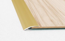 Aliumininė grindų juostelė HESORA H 08 D1, 4 x 270 cm,  mat.aukso spalvos, kilmės šalis ES