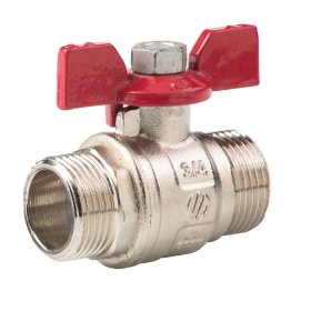 Rutulinis ventilis ARCO Nile, 1/2" išorė/išorė, su trumpa rankenėle