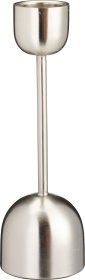 Žvakidė, 6,5 x 6,5 x 25 cm, sidabro sp., metalinė