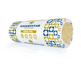 Mineralinė vata ESSENTIA ROLL, matmenys 150 x 1250 x 5000 mm, 30 MPS, 1 rit.- 0,9375 m³, universalios vatos plokštės