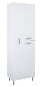 Vonios spintelė ELITA Nika 60, 181,9 x 60 x 34,1 cm, ūkinė, pastatoma, balta, 3D, 167472