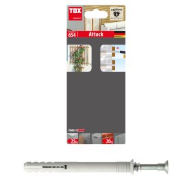 Kalamas kaištis TOX Attack, 6/80, 8 vnt.