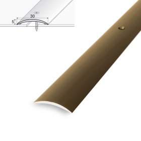 Aliumininė grindų juostelė HESORA H 02 D4, 3.0 x 90 cm,  mat.šampano spalvos, kilmės šalis ES