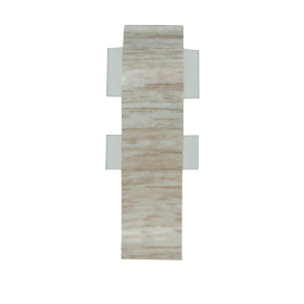 Grindjuostės sujungimas KORNER Optima Nr.M-301, spl. ąžuolas "Millennium Light", 2 vnt.