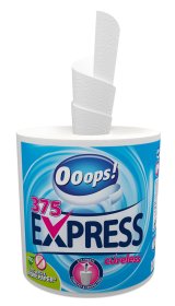 Popieriniai rankšluosčiai OOOPS! Express, 2-jų sluoksnių, 375 lap.