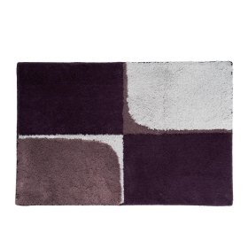 Vonios kilimėlis RIDDER Quad, 60 x 90 cm, alyvinis, 100% akrilas, 7106313, ST