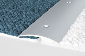 Aliumininė grindų juostelė HESORA H 09 D2, 4.9 x 180 cm,  mat.sidabro spalvos, kilmės šalis ES