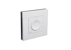Patalpos termostatas DANFOSS Icon, su pasukamu ratuku, virštinkinis 230V/50Hz, temp. ribos 5-30C, vandeniniam šildymui, 3(1)A/230V AC