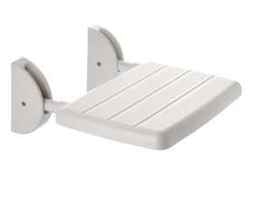 Dušo kėdė RIDDER Max Eco, atlenkiama, balta