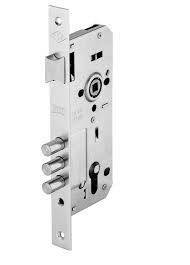 Įleidžiama spyna KALE, 152/3MR, blizgus chromas, 85 mm, vidaus ir lauko durims