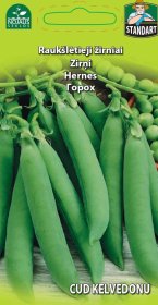 Daržovių sėklos, žirniai raukšlėtieji Cud Kelvedonu, 10 g., 9561