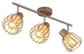Kryptinis šviestuvas GLOBO Olin, E27, 3 x 40W, 230V, kavos sp., 500x125x175 mm