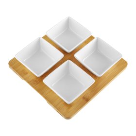 Serviravimo padėklo rinkinys AMBITION NATURAL, ST