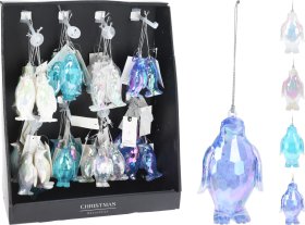 Eglutės žaisliukas Pingvinas, 4 skirtingos spalvos, 5 x 4 x 8 cm