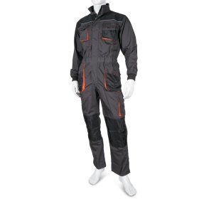 Kombinezonas HERVIN, 80% poliesteris, 20% medvilnė, XXL dydis, pilka spalva, WH290