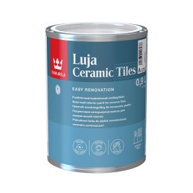 Keraminių plytelių dažai TIKKURILA Luja Ceramic Tiles, 0,9 l, A bazė