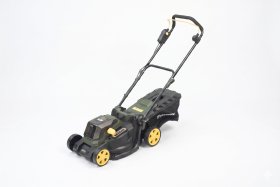 Akumuliatorinė vejapjovė HERVIN BATTERY GY215201, 20 V, darbinis plotis 380 mm, 25-72 mm, surinkimo krepšys 45 l, bešepetėlis variklis, stumiama, be akumuliatoriaus ir kroviklio