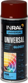 Aerozoliniai dažai INRAL Universal, 400 ml, vyšniniai, RAL3004