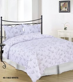 Patalynės komplektas Spalvotas Sapnas, 140 x 200, 50 x 70/20 cm, balta sp