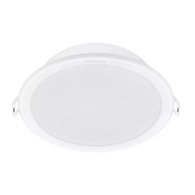 Montuojamas šviestuvas panelė PHILIPS Meson, įleidžiama, LED 5,5 W, 4000 K, 550 lm, apvali, baltos sp., 95 mm skersmens