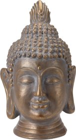 Sodo dekoracija BUDDHA, auksinės sp., 26 x 25 x 41 cm.