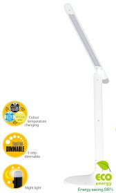 Stalinis šviestuvas SPECTOR LIGHT 17552S, LED, 9 W, 2700/4000/6500 K, 100-240 V, 500 lm, dimer., sensorinis valdymas, baltos sp., 168x150x400mm