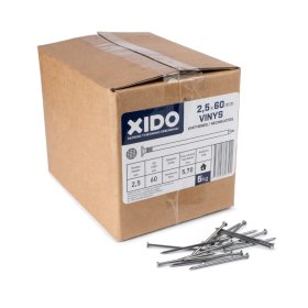 Statybinės vinys XIDO, 2,5 x 60 mm, 5 kg