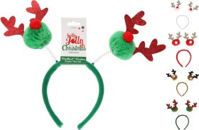 Kalėdinis galvos lankelis KALNŲ ELNIAS, 4 skirtingos sp.